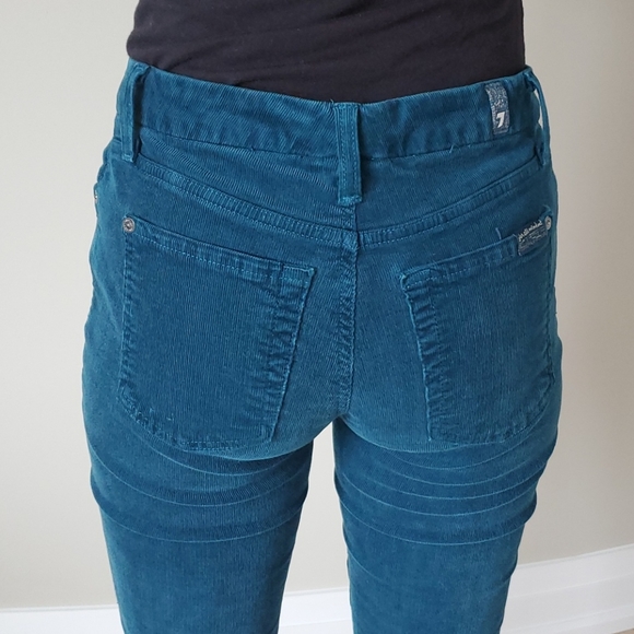7 for All Mankind corduroy skinny jeans - Picture 4 of 8
